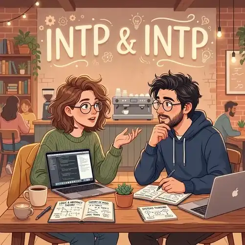 INTP 친구 동료 관계 포스터